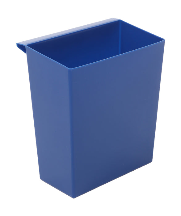 Inzetbakje Blauw voor vierkant tapse papierbak