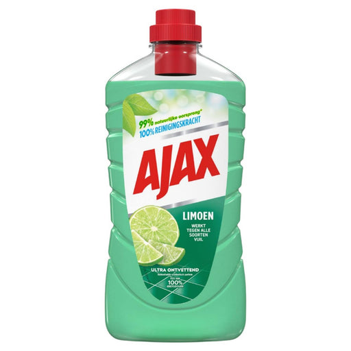 Ajax allesreiniger Limoen - 8 x 1 liter