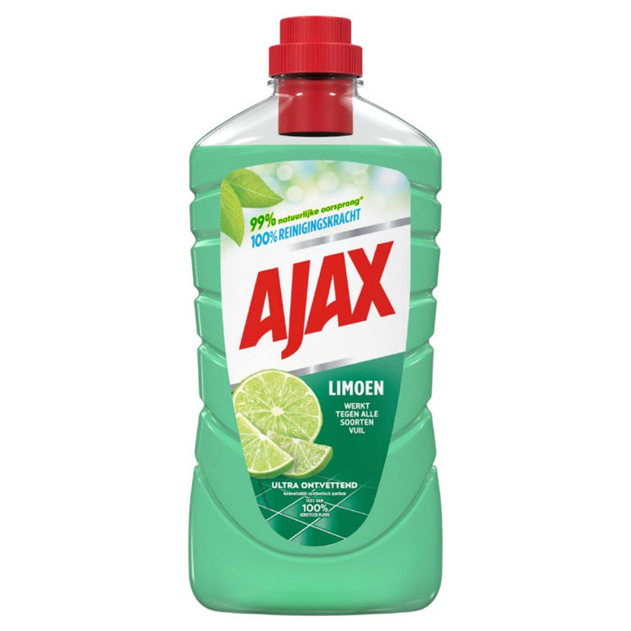 Ajax allesreiniger Limoen - 8 x 1 liter