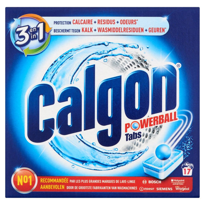 Calgon 3-in-1 tabs wasmachinereiniger - 17 stuks