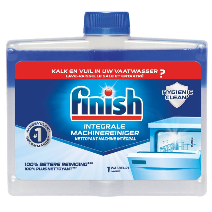 Finish vloeibare vaatwasmachine reiniger - 12 x 250 ml