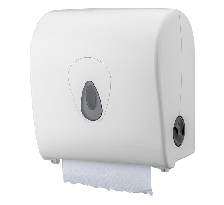 PlastiQline handdoekrolautomaat wit kunststof mini