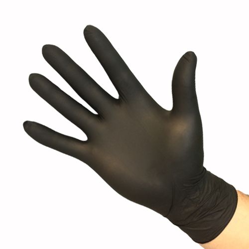 Diamond Medical handschoen nitril poedervrij zwart S | 100 stuks