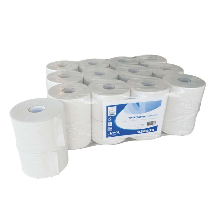 Toiletpapier compact 2-lgs 100 mtr (238224) - 24 rollen