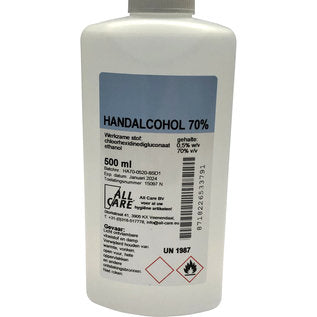 Handdesinfectiemiddel 70% voor Ingo-man dispenser, blokfles 500 ml