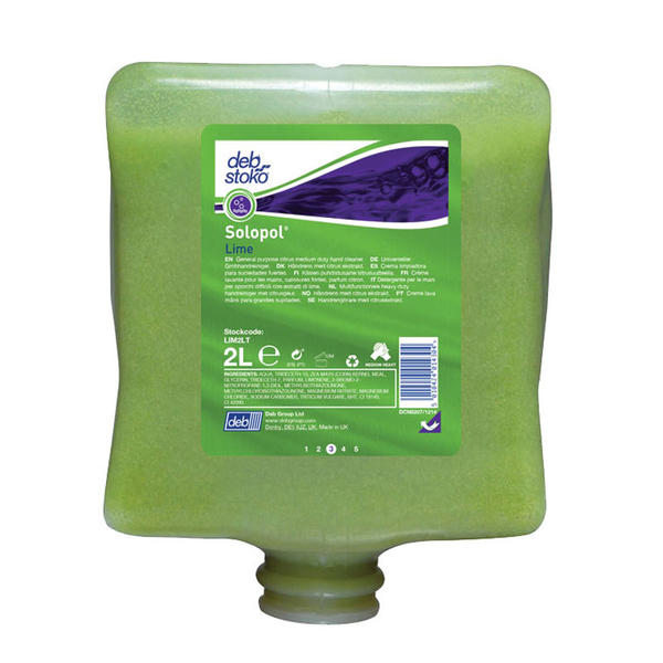 Deb Stoko Solopol Lime - 4 x 2 liter